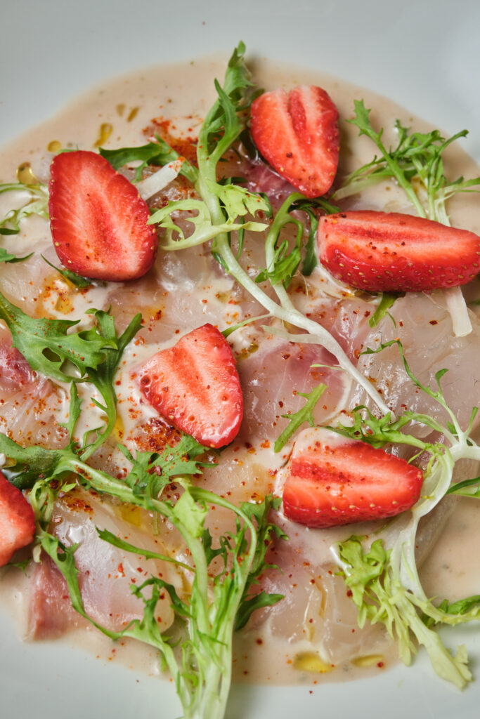 Crudo daurade réserver restaurant Batignolles